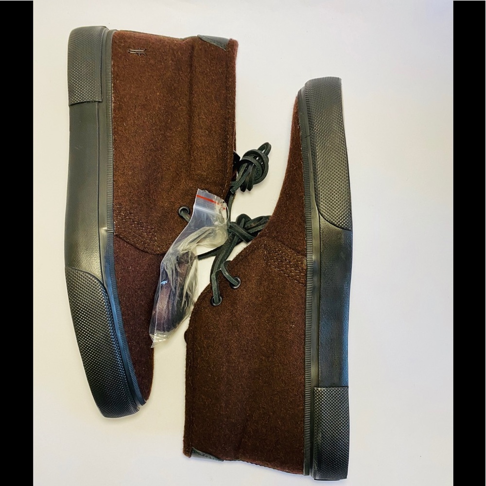 BRAND NEW FRYE men Ludlow high sneaker shoes wool - Picture 6 of 8